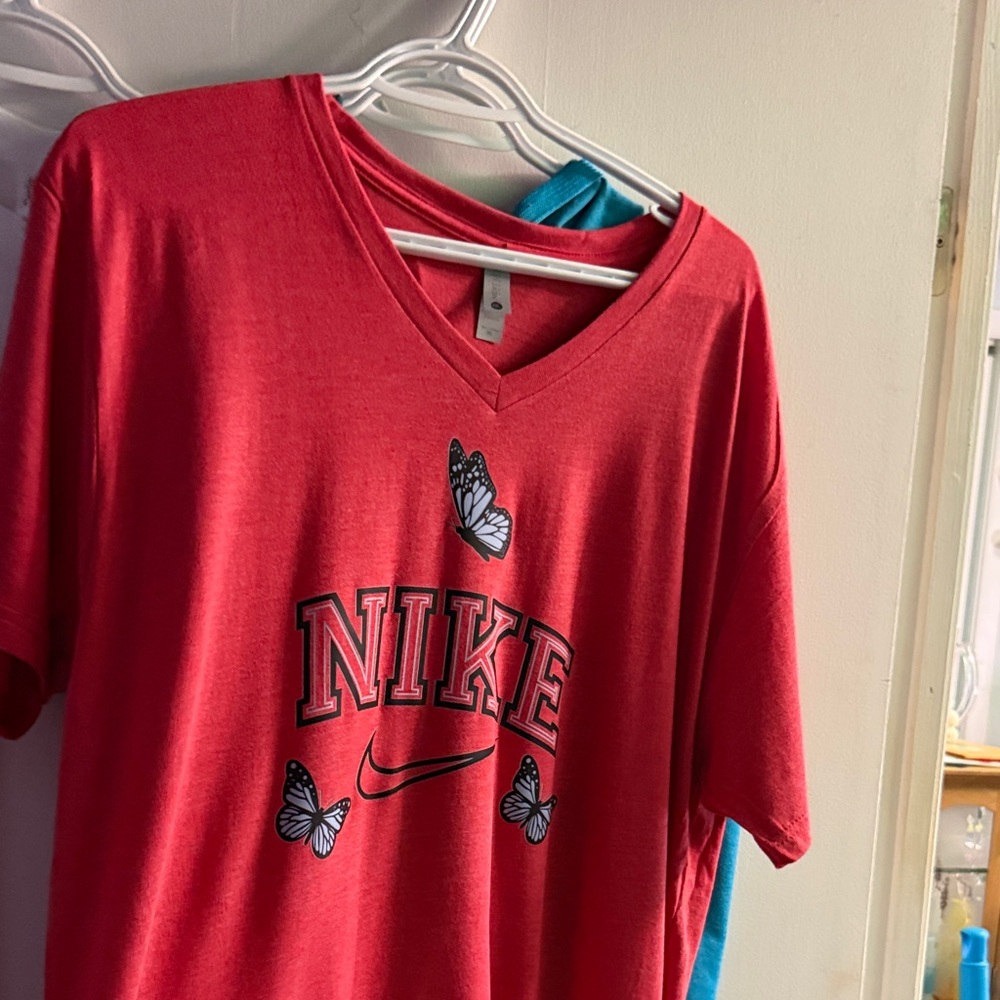 Nike Red A-Line Skirt for Casual Wear